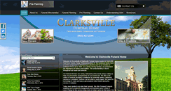 Desktop Screenshot of clarksvillefuneralhome.com